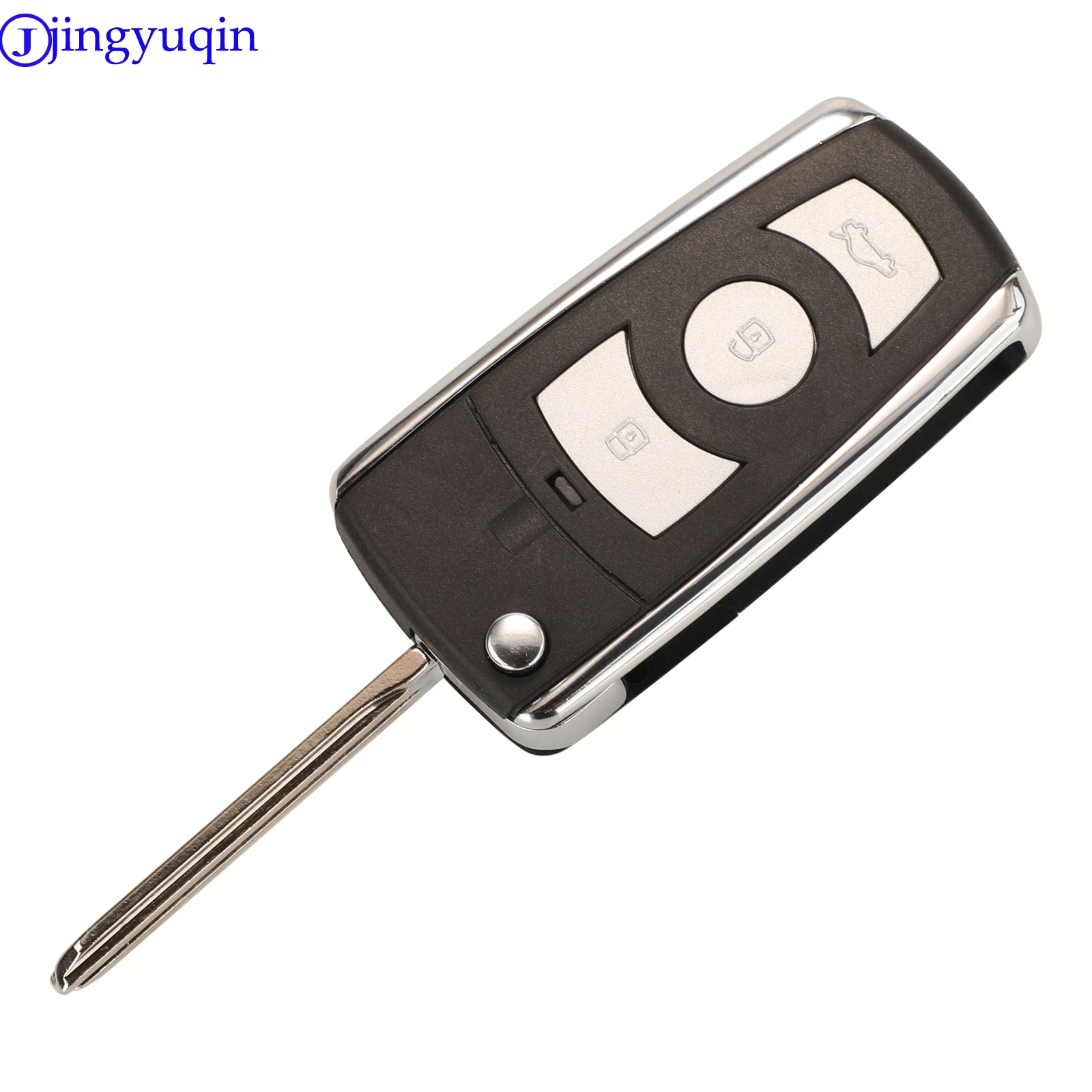 Jingyuqin 3/4 кнопки модифицированный откидная оболочка ключа дистанционного