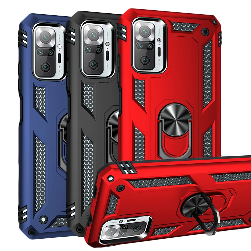 For Xiaomi Redmi Note 10 9 8 7 Pro 8T 9S 10S Poco X3 Pro NFC Case Armor Shockproof Stand for Redmi 10 9 8 7 9A 9C 9T 8A 7A Cover 
For Xiaomi Redmi Note 10 9 8 7 Pro 8T 9S 10S Poco X3 Pro NFC Case Armor Shockproof Stand for Redmi 10 9 8 7 9A 9C 9T 8A 7A Cover