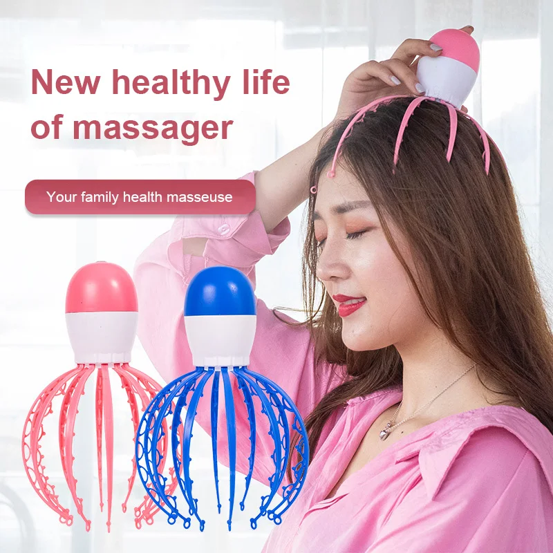 Mini Head Massager Head Rubbing Scalp Refreshing Instrument Finger Head Relax Hair Held SPA Scalp Neck Stress Relief Massager
Mini Head Massager Head Rubbing Scalp Refreshing Instrument Finger Head Relax Hair Held SPA Scalp Neck Stress Relief Massager