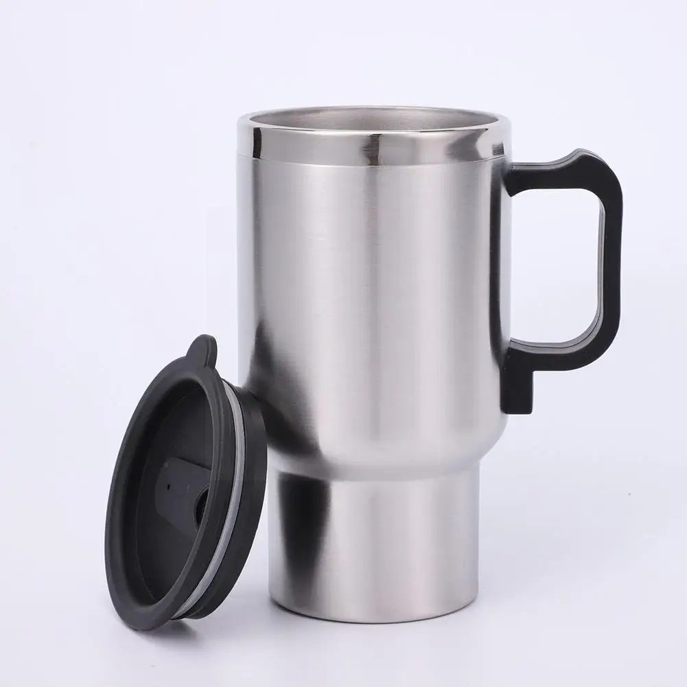 Steel Vehicle Heating Cup Heat Insulation Electric Kettle Car Thermal Camping Mug Water 450ml Travel Coffee Kettle O1l5 
Steel Vehicle Heating Cup Heat Insulation Electric Kettle Car Thermal Camping Mug Water 450ml Travel Coffee Kettle O1l5