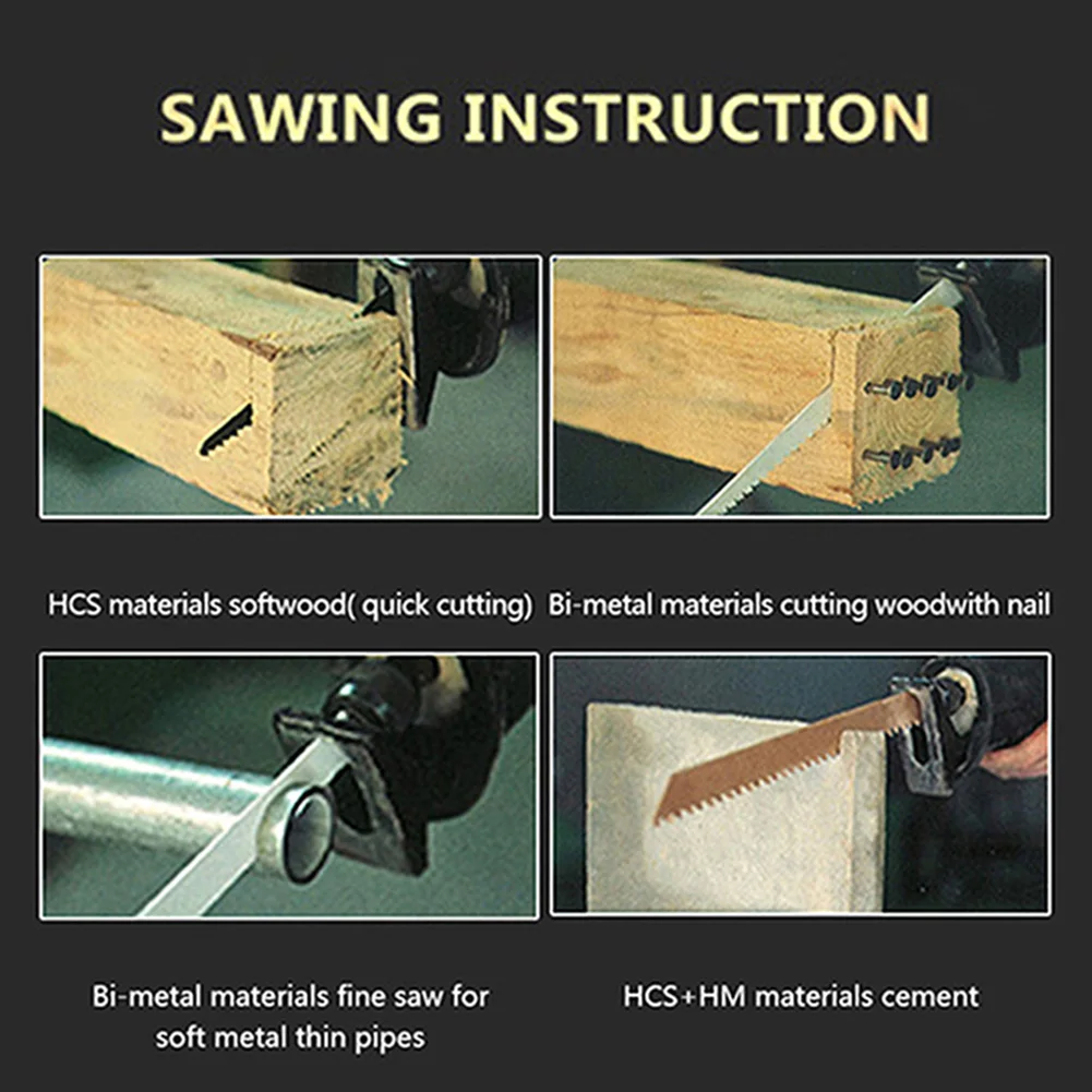 S1411DF Reciprocating Saw Blade Sharp 300*19mm Cutter Cutting wood Soft metal Cutting wood soft metal High quality
S1411DF Reciprocating Saw Blade Sharp 300*19mm Cutter Cutting wood Soft metal Cutting wood soft metal High quality
