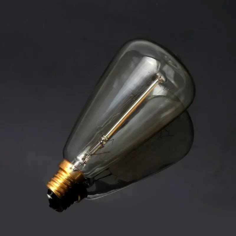 110V 60W Vintage Edison Bulb ST48 Antique Tungsten Filament Incandescent E12 Base For Home Decoration
110V 60W Vintage Edison Bulb ST48 Antique Tungsten Filament Incandescent E12 Base For Home Decoration