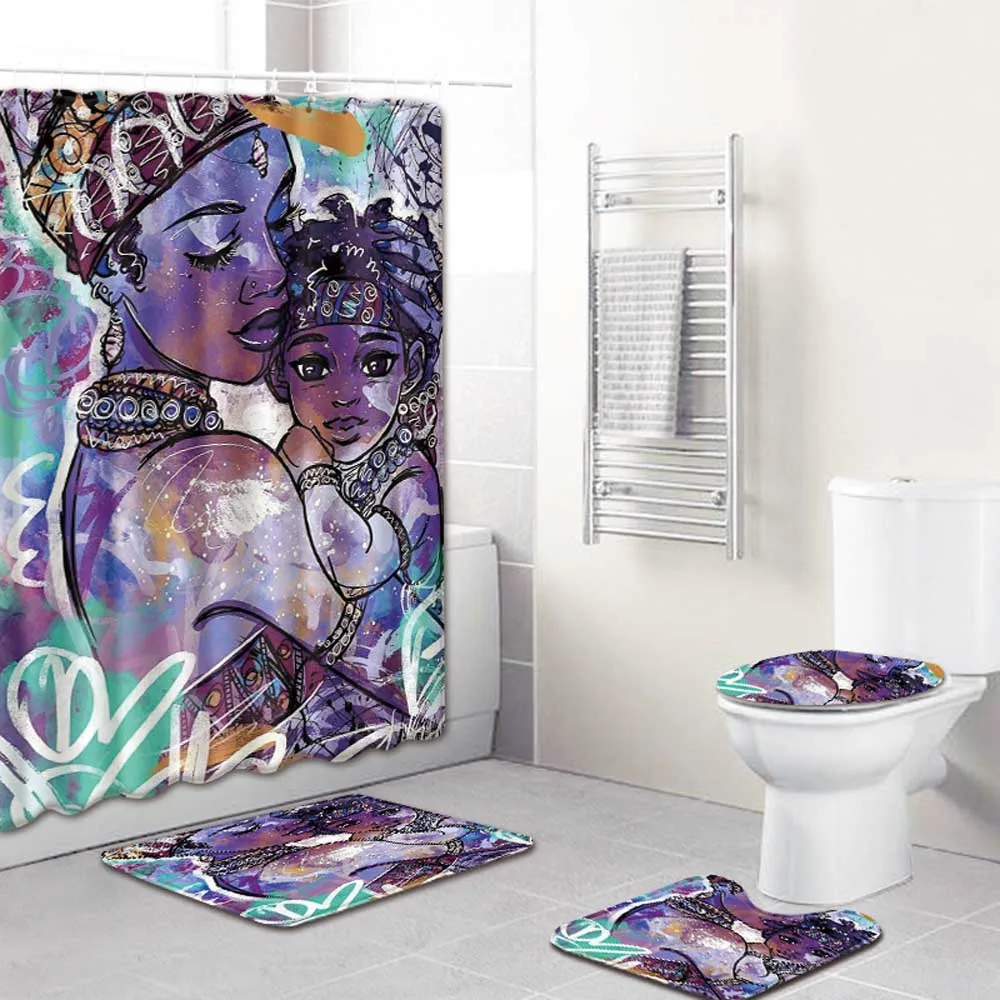 4pcs Skull Bathroom Shower Curtain Flower Print Durable Waterproof Bath Curtain Set Toilet Cover Mat Non-Slip Bathroom Rug Set
4pcs Skull Bathroom Shower Curtain Flower Print Durable Waterproof Bath Curtain Set Toilet Cover Mat Non-Slip Bathroom Rug Set