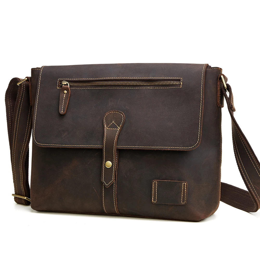 Мужские сумки через плечо из натуральной кожи, винтажные кожаные портфели с большой емкостью Crazy Horse, Сумка через плечо для ноутбука
Мужские сумки через плечо из натуральной кожи, винтажные кожаные портфели с большой емкостью Crazy Horse, Сумка через плечо для ноутбука