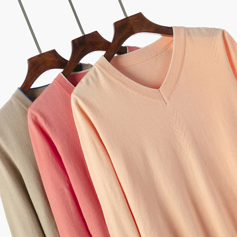 HLBCBG Oversize V-neck Sweater Cashmere Knitted Women Sweater Autumn Winter Korean Long Sleeve Jumper Pullover Female Knitwear
HLBCBG Oversize V-neck Sweater Cashmere Knitted Women Sweater Autumn Winter Korean Long Sleeve Jumper Pullover Female Knitwear