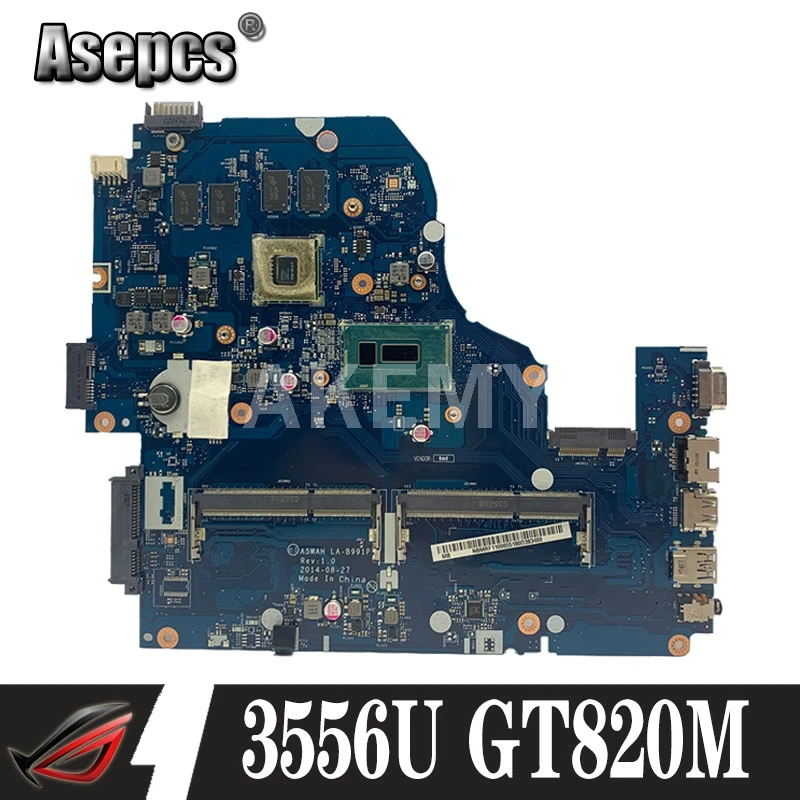 Z5WAH LA B162P/LA B991P NBMLC11004 NB.MLC11.004 материнская плата для For Acer aspire E1 572G E5 571 3556U CPU