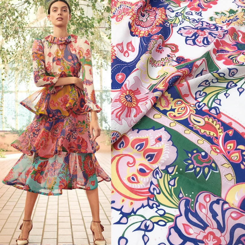 Luxury Brand 100% Printed Natural Linen Fabric Fashion Breathable Women's Clothing Shirt Cloth Fabrics for Dress Per Meter
Luxury Brand 100% Printed Natural Linen Fabric Fashion Breathable Women's Clothing Shirt Cloth Fabrics for Dress Per Meter