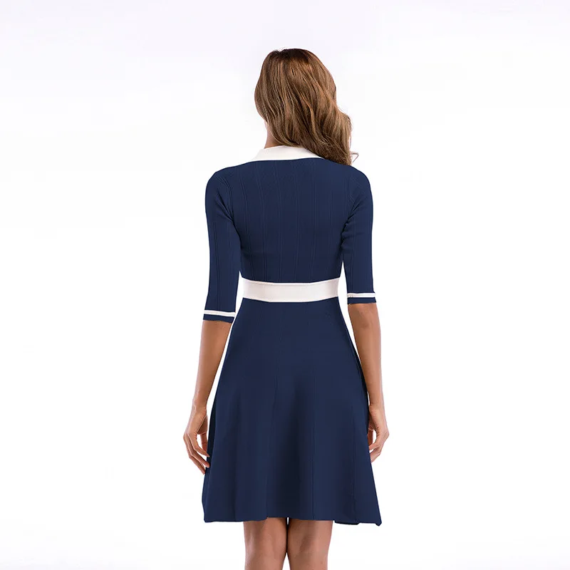 2021 Spring Autumn Women Elegant midi Dress With Bow Tie Neck Office Lady Dress half Sleeve Party Vestidos knee-length dresses
2021 Spring Autumn Women Elegant midi Dress With Bow Tie Neck Office Lady Dress half Sleeve Party Vestidos knee-length dresses