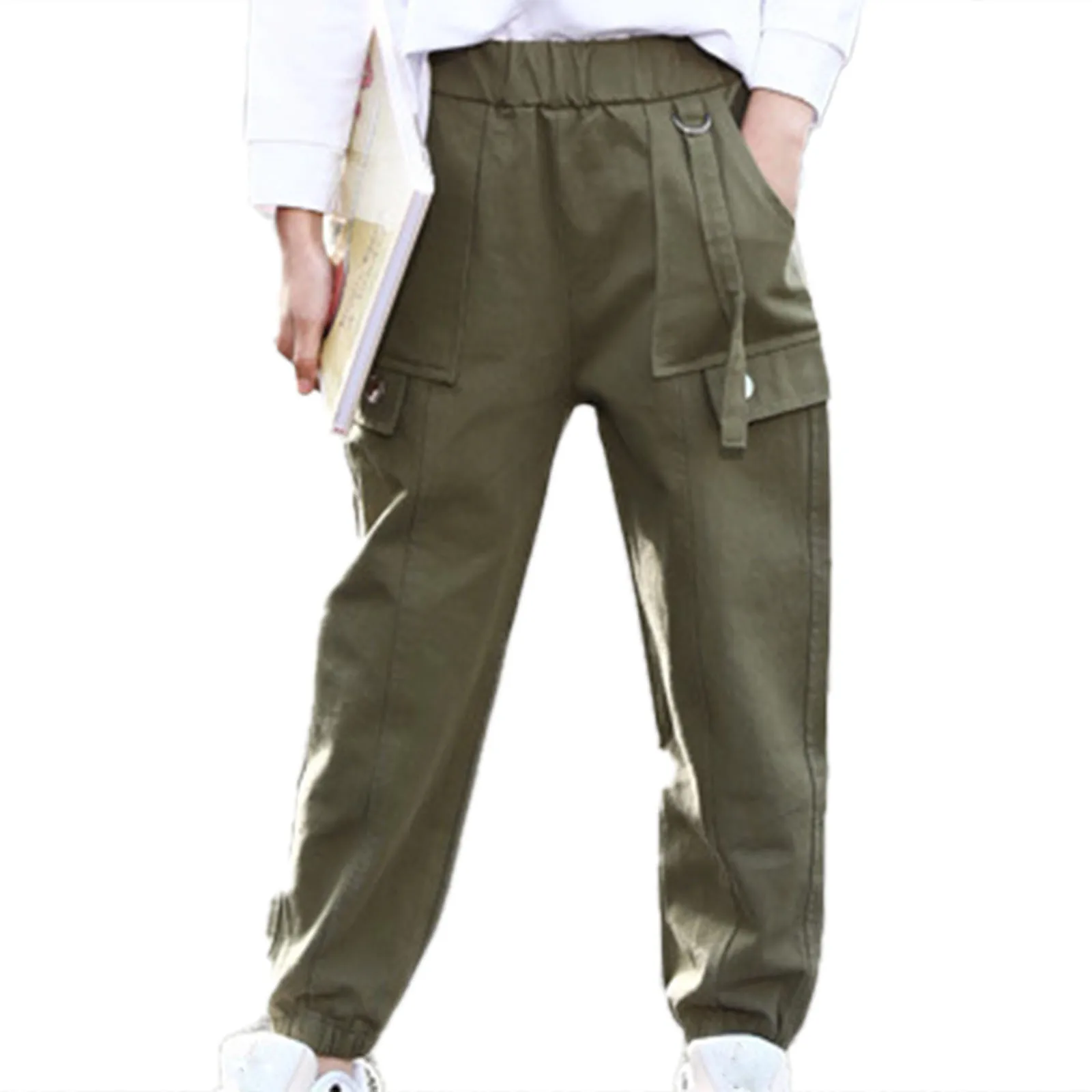 Kids Girls Spring Autumn Loose Pants Casual Daily Wear Cotton Stylish Long Pants Pants with Pockets Children Trousers Jeans
Kids Girls Spring Autumn Loose Pants Casual Daily Wear Cotton Stylish Long Pants Pants with Pockets Children Trousers Jeans