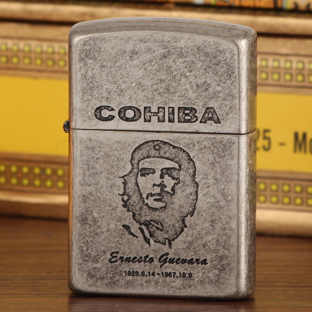 COHIBA зажигалки ветрозащитный Карманный 2 струйный фонарь Зажигалка для сигар