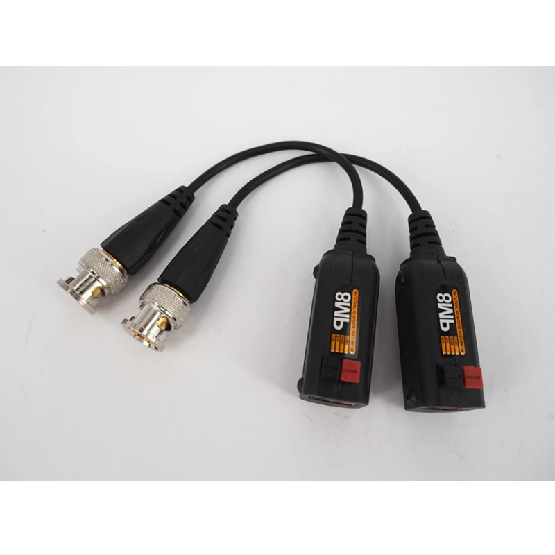 5Pairs 8MP Passive Video Balun BNC 1Channel HD AHD CVI TVI wisted Pair Transmitter for 720P 960P 2MP 5MP 8MP AHD Cameras 
5Pairs 8MP Passive Video Balun BNC 1Channel HD AHD CVI TVI wisted Pair Transmitter for 720P 960P 2MP 5MP 8MP AHD Cameras