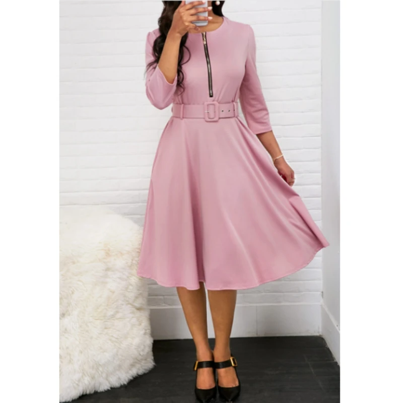 Dress Elegant 2xl Women Midi Dress 2020 Retro Office Lady Dinner Party Club Dresses Robe High Waist A Line Femme Vestiods
Dress Elegant 2xl Women Midi Dress 2020 Retro Office Lady Dinner Party Club Dresses Robe High Waist A Line Femme Vestiods
