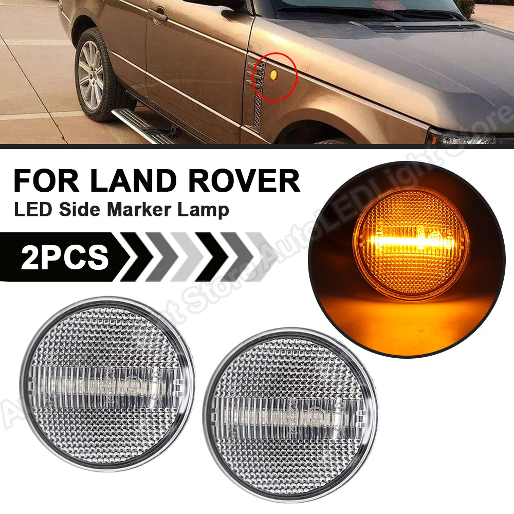 2x Clear lens LED Side Marker Lamp signal Lights For Land Rover Range Rover L322 2003-2012
2x Clear lens LED Side Marker Lamp signal Lights For Land Rover Range Rover L322 2003-2012