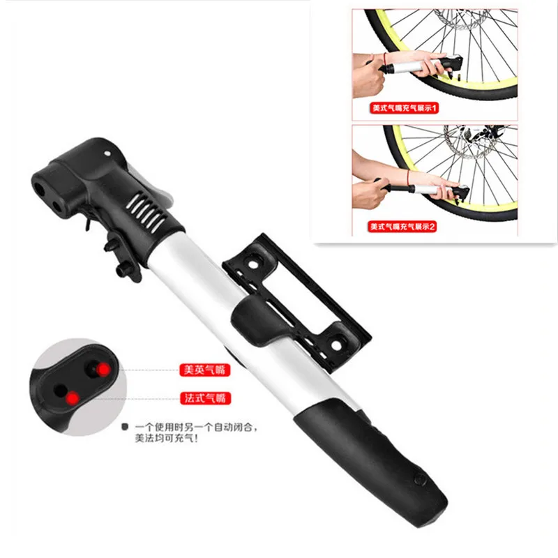 Mini Bicycle Pump Aluminum Alloy Mini Pump for Bicycle MTB Portable Hand Pressure Pump Basketball Road Bike Inflator with Holder
Mini Bicycle Pump Aluminum Alloy Mini Pump for Bicycle MTB Portable Hand Pressure Pump Basketball Road Bike Inflator with Holder