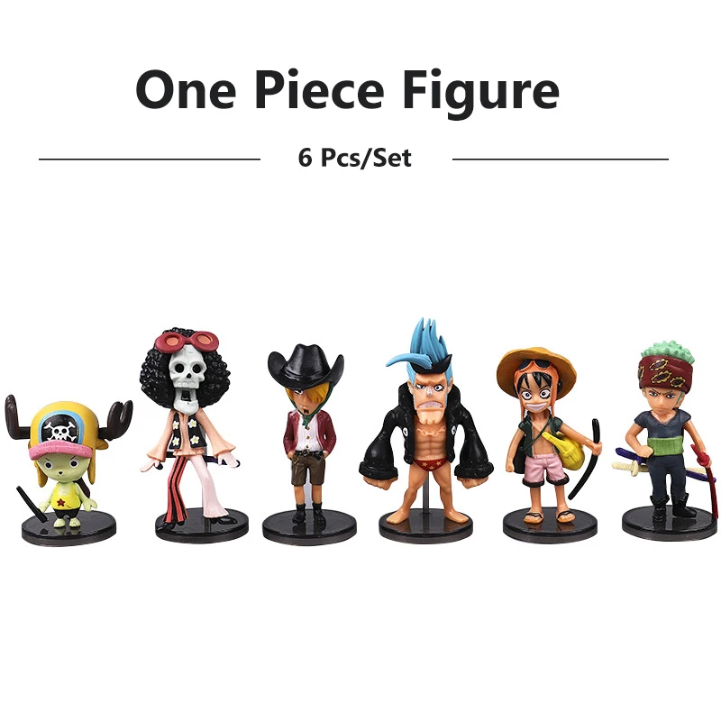 6 Pcs/Set One Piece Anime Figure Model Luffy Soron Choba Cartoon Toy PVC Doll Baking Cake Decoration Kids Gift Birthday Gift Toy
6 Pcs/Set One Piece Anime Figure Model Luffy Soron Choba Cartoon Toy PVC Doll Baking Cake Decoration Kids Gift Birthday Gift Toy