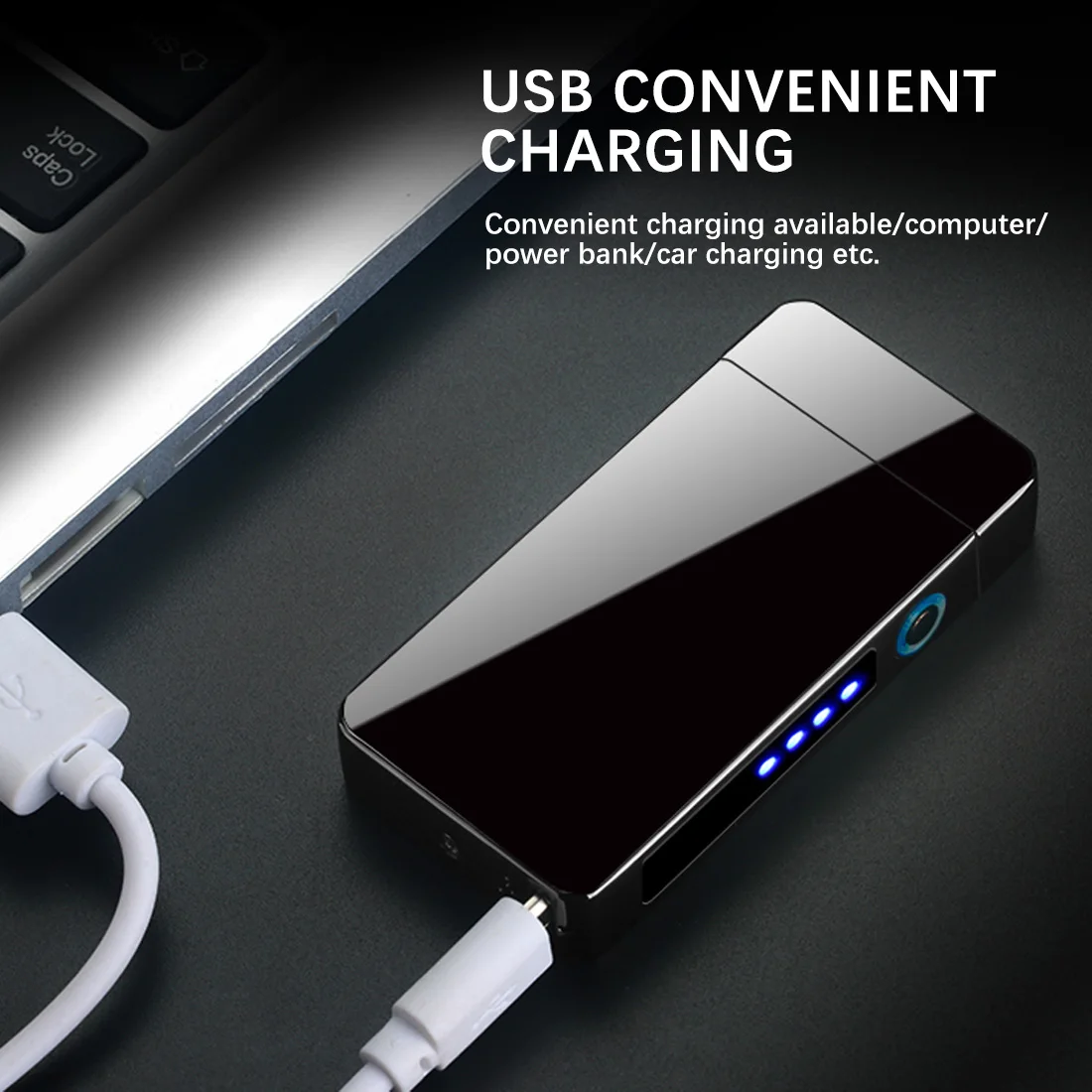Mini Double Electric Lighter USB Charging Touch Control Portable Windproof With LED Power Indicator Cigarette Accessories
Mini Double Electric Lighter USB Charging Touch Control Portable Windproof With LED Power Indicator Cigarette Accessories
