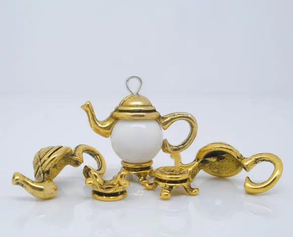 10 Sets Zinc Based Alloy Animal Beads Caps Flagon Antique Silver Color Gold Color Teapot Bead Cap For DIY Jewelry Making 
10 Sets Zinc Based Alloy Animal Beads Caps Flagon Antique Silver Color Gold Color Teapot Bead Cap For DIY Jewelry Making