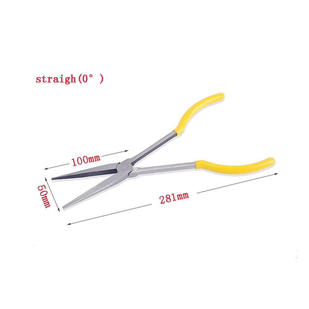 11 inch extension pliers needle nose pliers 25 degrees 45 degrees 90 degrees round nose pliers 16 inch extension pliers
11 inch extension pliers needle nose pliers 25 degrees 45 degrees 90 degrees round nose pliers 16 inch extension pliers
