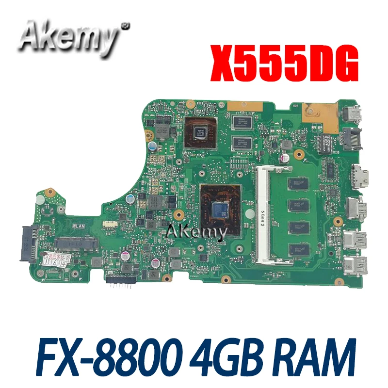 Amazoon X555DG X555YI laptop motherboard For Asus X555D A555D X555DG X555Y K555D motherboard Fx-8800 4GB RAM
Amazoon X555DG X555YI laptop motherboard For Asus X555D A555D X555DG X555Y K555D motherboard Fx-8800 4GB RAM