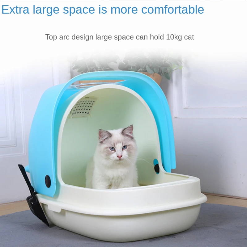Cat Litter Box Fully Enclosed Extra Large Deodorant Anti-splashing Oversized Cat Toilet Cat Basin Deodorant Cat Poop Basin
Cat Litter Box Fully Enclosed Extra Large Deodorant Anti-splashing Oversized Cat Toilet Cat Basin Deodorant Cat Poop Basin