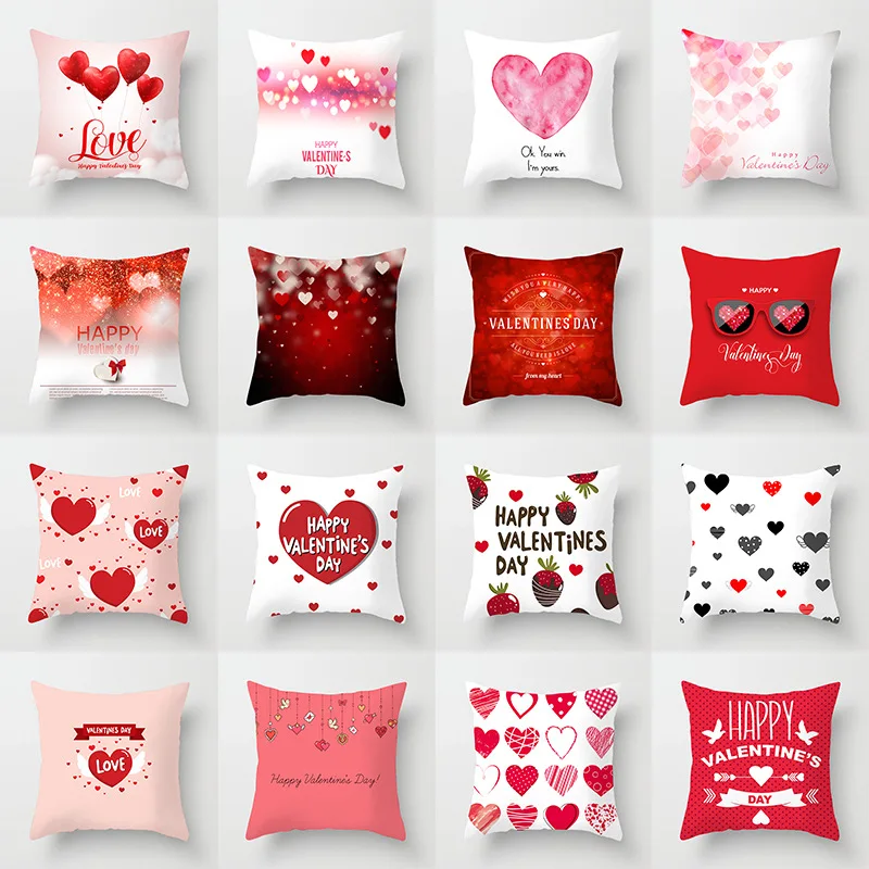 Valentine's Day Pillow Cover Holiday Gift Home Decoration Pillow Sofa Cushion Cover Polyester Fabric Lover Pillowcase 18*18In
Valentine's Day Pillow Cover Holiday Gift Home Decoration Pillow Sofa Cushion Cover Polyester Fabric Lover Pillowcase 18*18In