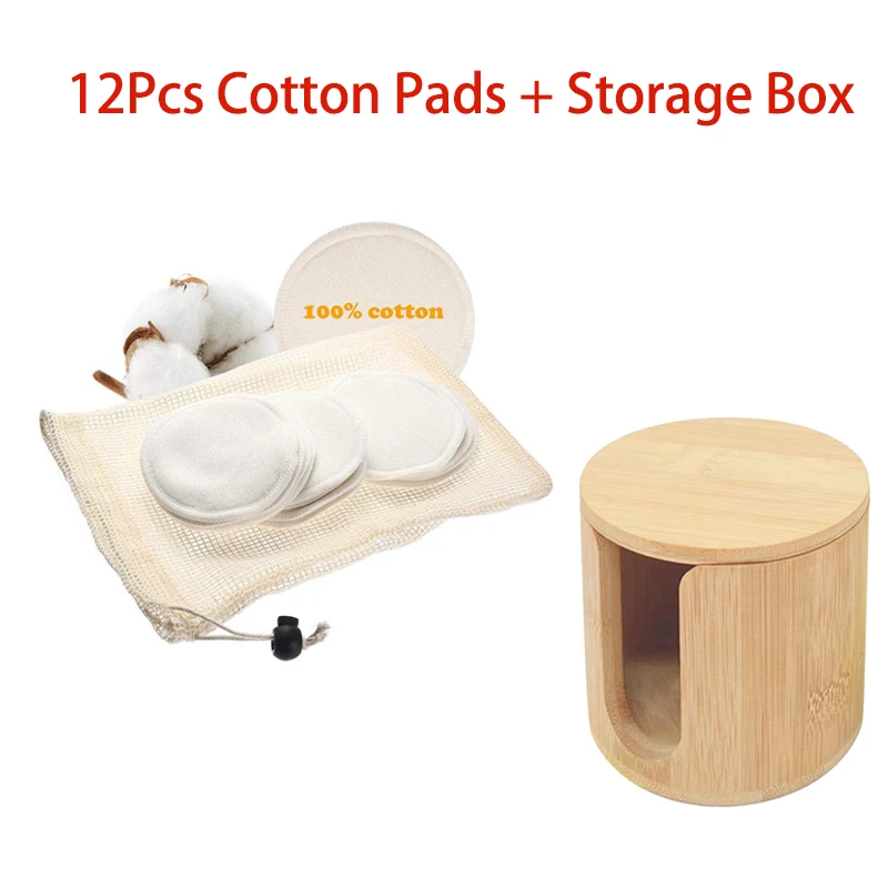 12Pcs Makeup Remover Pads Reusable Cotton Pads Washable Rounds Makeup Removal Cotton Pad Cleansing Pads With Storage Box
12Pcs Makeup Remover Pads Reusable Cotton Pads Washable Rounds Makeup Removal Cotton Pad Cleansing Pads With Storage Box