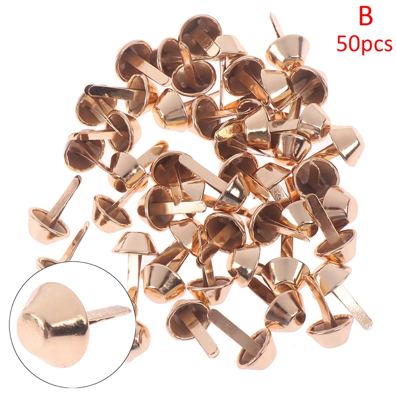 50pcs/lot DIY Metal Crafts Purse Feet Rivets Studs For Purse Handbag Punk Rock Rivets Bag Leather
50pcs/lot DIY Metal Crafts Purse Feet Rivets Studs For Purse Handbag Punk Rock Rivets Bag Leather