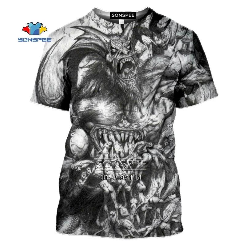 New Hell Devil Demon Satan Fire 3D Print Women Man's T-shirt Harajuku T shirt Summer Tshirt Hip Hop Casual Short Sleeve Shirt
New Hell Devil Demon Satan Fire 3D Print Women Man's T-shirt Harajuku T shirt Summer Tshirt Hip Hop Casual Short Sleeve Shirt