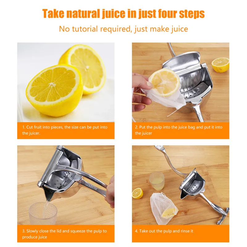 TTLIFE Squeezer Orange Lemon Juicer Hand Manual Juicer Kitchen Tools Orange Queezer Easy Juice Fruit Pressing Household Juicer
TTLIFE Squeezer Orange Lemon Juicer Hand Manual Juicer Kitchen Tools Orange Queezer Easy Juice Fruit Pressing Household Juicer