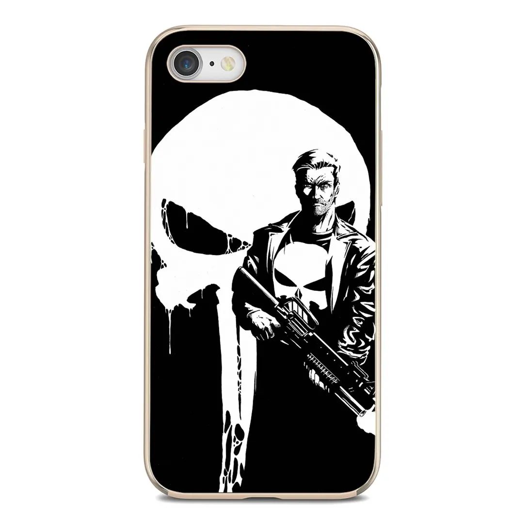Чехол the-punisher с черепом для сотового телефона Huawei P30 P40 P20 P7 P8 P9 P10 Lite Plus Pro 2015 2016 2017 Mini