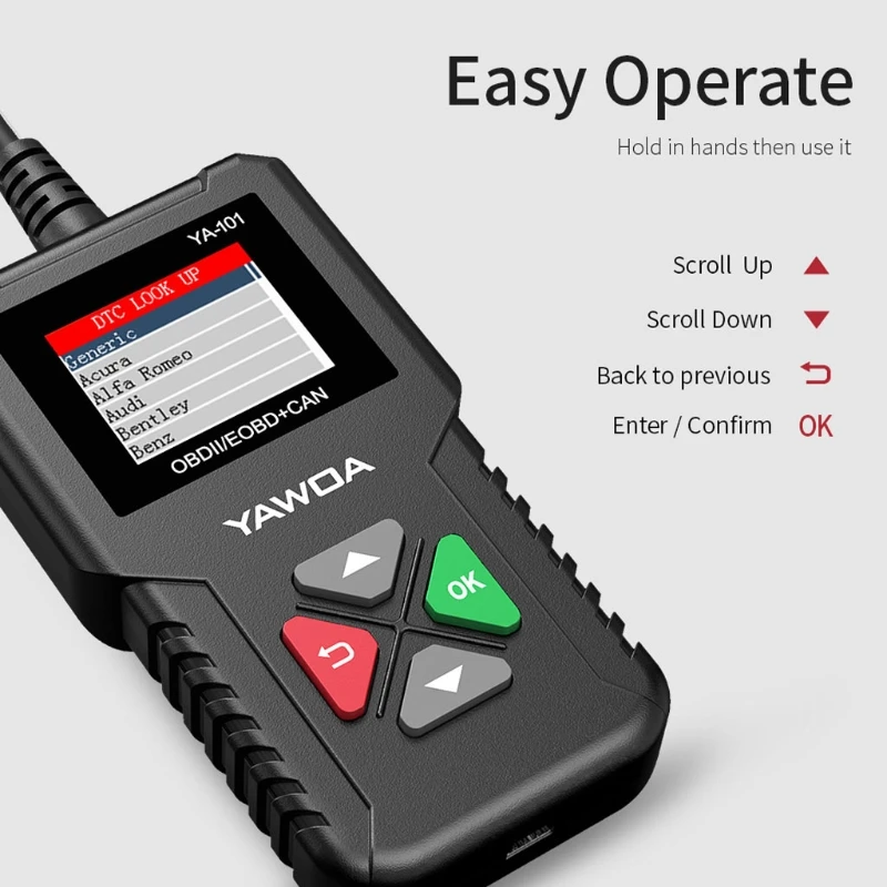 Full OBD2 Scanner Auto Multi-language Diagnostic Scanner with Color Display Screen Suitable for Most Vehicles
Full OBD2 Scanner Auto Multi-language Diagnostic Scanner with Color Display Screen Suitable for Most Vehicles