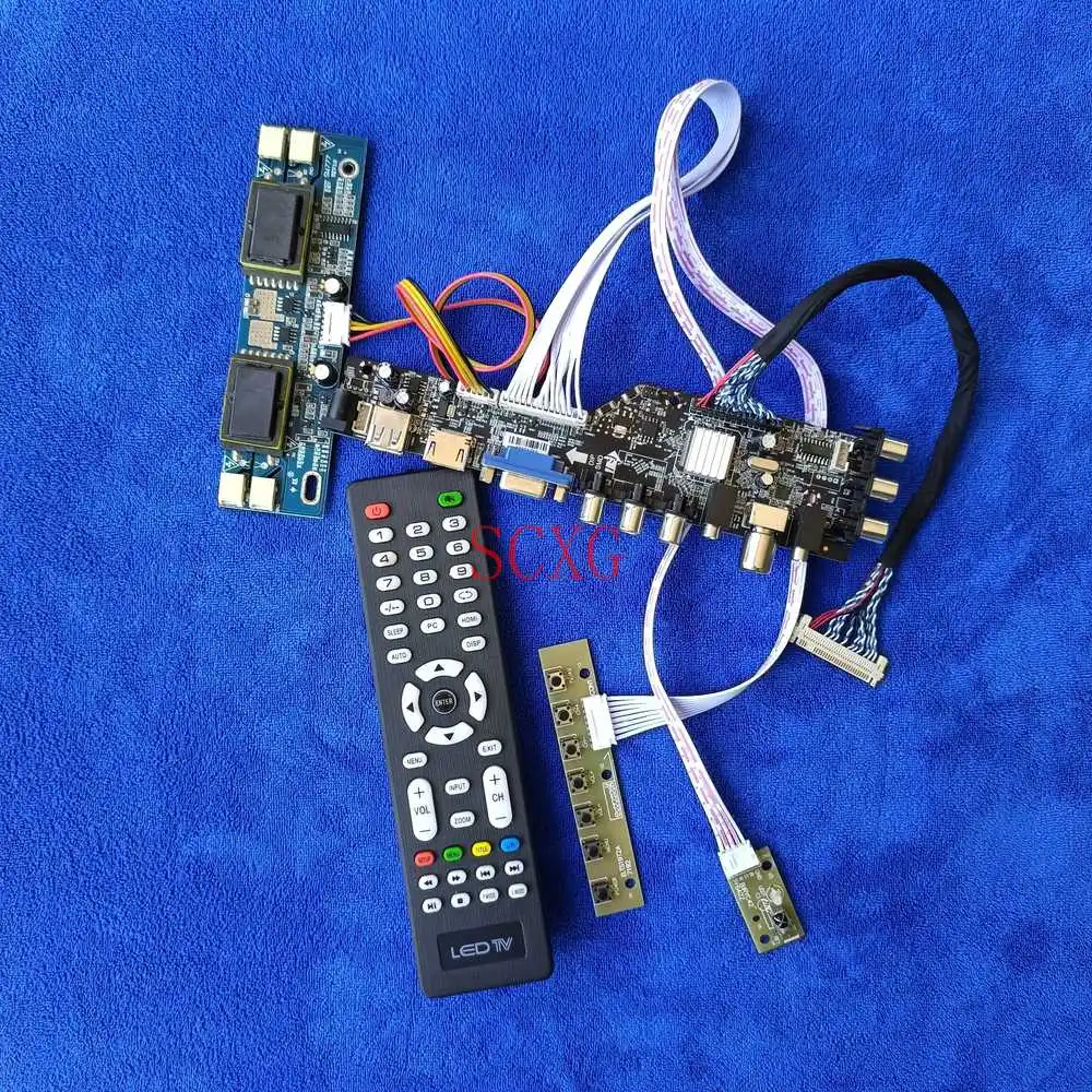 DIY KIT LCD Matrix Drive Board 1680*1050 4CCFL HDMI-compatible USB AV VGA Fit LTM220M1/LTM220M2/HSD220MKW1 DVB Signal LVDS 30Pin
DIY KIT LCD Matrix Drive Board 1680*1050 4CCFL HDMI-compatible USB AV VGA Fit LTM220M1/LTM220M2/HSD220MKW1 DVB Signal LVDS 30Pin
