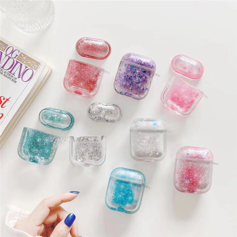 Transparent Quicksand Earphone Case for AirPods 1/2 Protective Cover Protective Sleeve Headset Shockproof Case for Airpods
Transparent Quicksand Earphone Case for AirPods 1/2 Protective Cover Protective Sleeve Headset Shockproof Case for Airpods