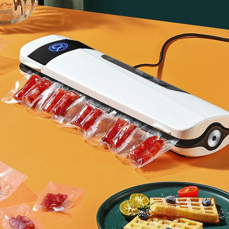 Household Vacuum Sealer Machine Automatic Food Sealer for Food Savers Dry & Moist Modes Compact Design Vacuum Packing Machine
Household Vacuum Sealer Machine Automatic Food Sealer for Food Savers Dry & Moist Modes Compact Design Vacuum Packing Machine