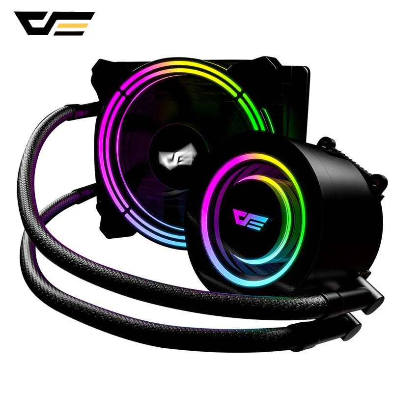 darkFlash Water Liquid Cooling AIO CPU Cooler Radiator 120mm Fan RGB Sync CPU Water Cooling For LGA 2011/1156/AM3+/AM4
darkFlash Water Liquid Cooling AIO CPU Cooler Radiator 120mm Fan RGB Sync CPU Water Cooling For LGA 2011/1156/AM3+/AM4