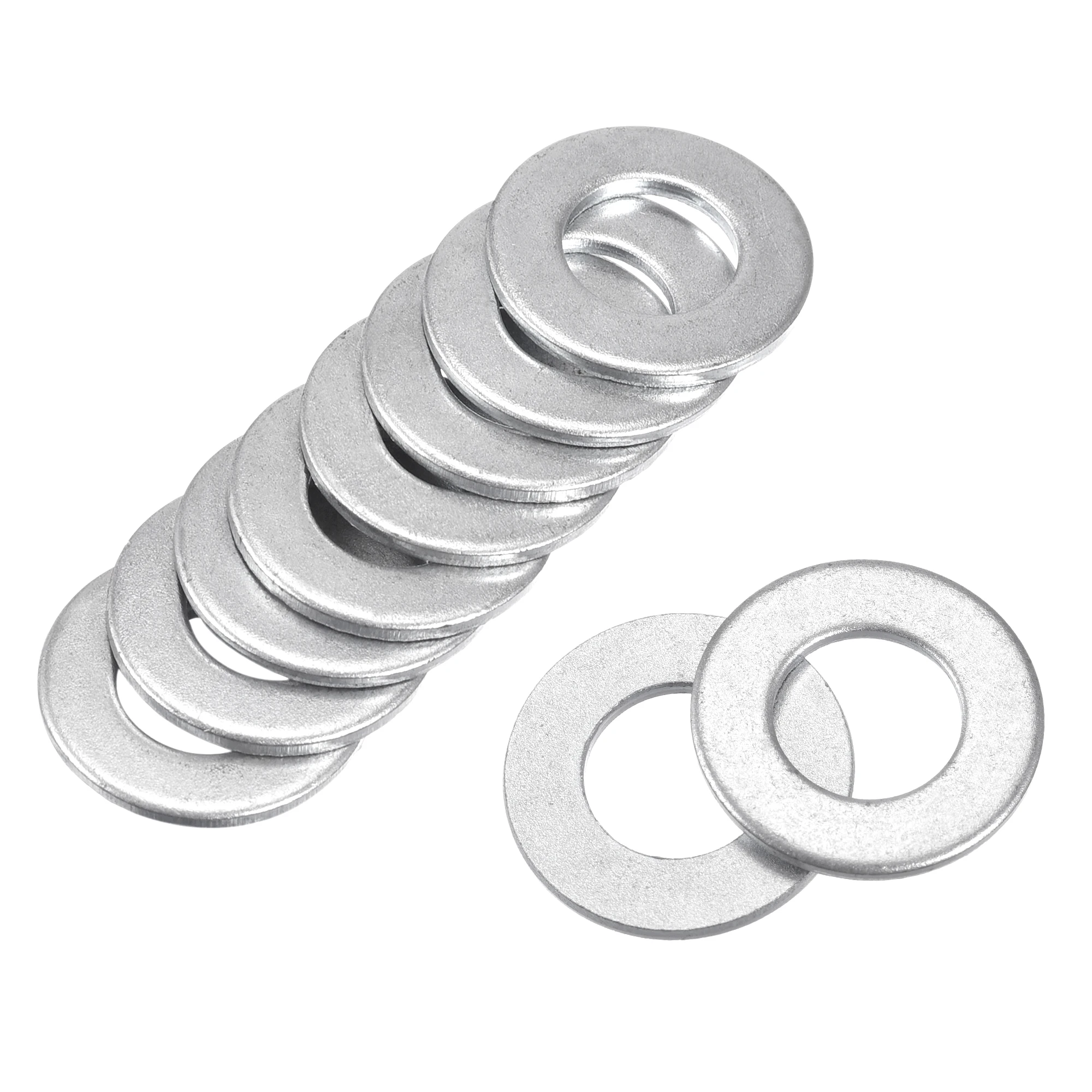 

Uxcell 0.79" x 0.39" x 0.06" Carbon Steel Flat Washer for Screw Bolt 50Pcs