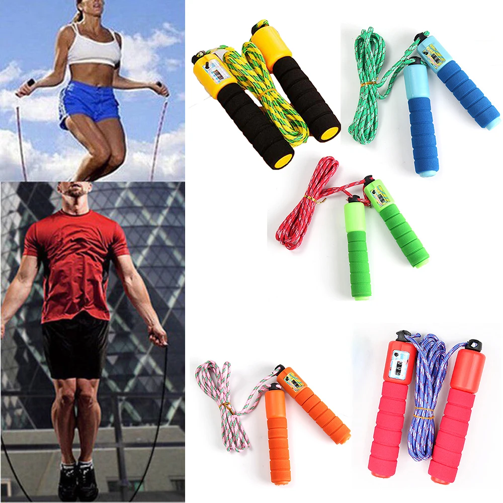 Kids Adult Skipping Jump Rope Non-slip Sponge Handle Fitness Sports Skipping Rope Aerobic Exercise Counting Skipping Rope
Kids Adult Skipping Jump Rope Non-slip Sponge Handle Fitness Sports Skipping Rope Aerobic Exercise Counting Skipping Rope