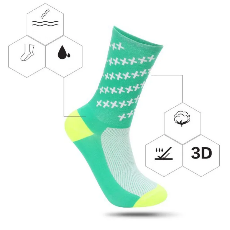 High Quality Sport Socks Cycling Socks Professional Men Women Unisex Outdoor Road Running Compression Bicycle Socks 6 Colors
High Quality Sport Socks Cycling Socks Professional Men Women Unisex Outdoor Road Running Compression Bicycle Socks 6 Colors