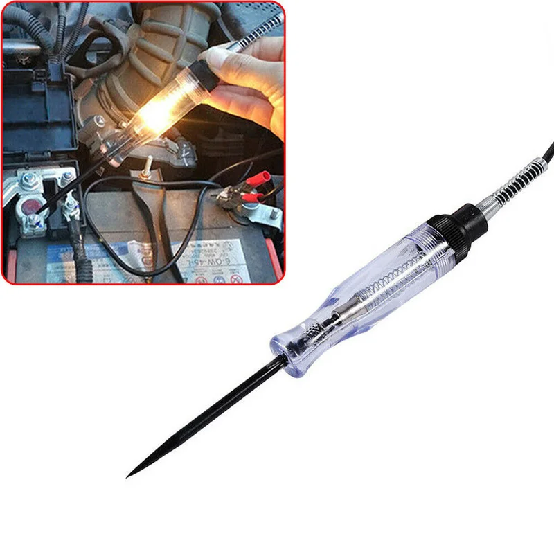 Universal Portable Car Voltage Circuit Tester Quickly for 6V-24V DC System Probe Auto Durable Tool Test Light Car Accessories
Universal Portable Car Voltage Circuit Tester Quickly for 6V-24V DC System Probe Auto Durable Tool Test Light Car Accessories