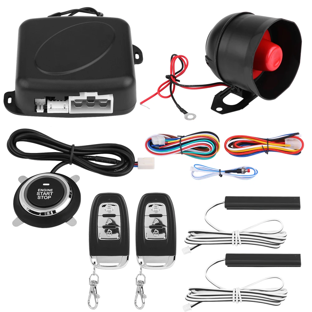 CarCarUniversal Car Alarm System Engine Ignition Keyless Entry Push Button Remote StarterCar
CarCarUniversal Car Alarm System Engine Ignition Keyless Entry Push Button Remote StarterCar