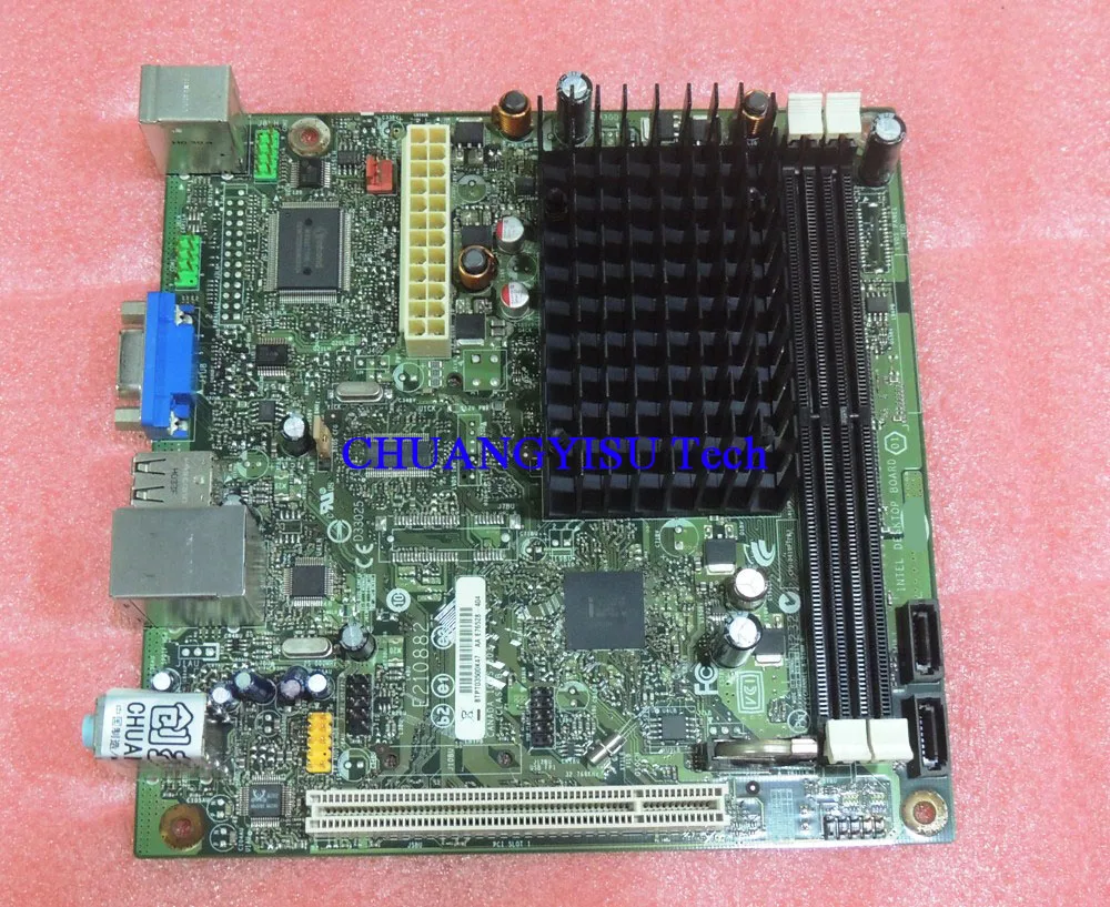 Бесплатная доставка материнская плата CHUANGYISU для оригинального ATOM D410 D410PT Mini ITX память DDR2 работает