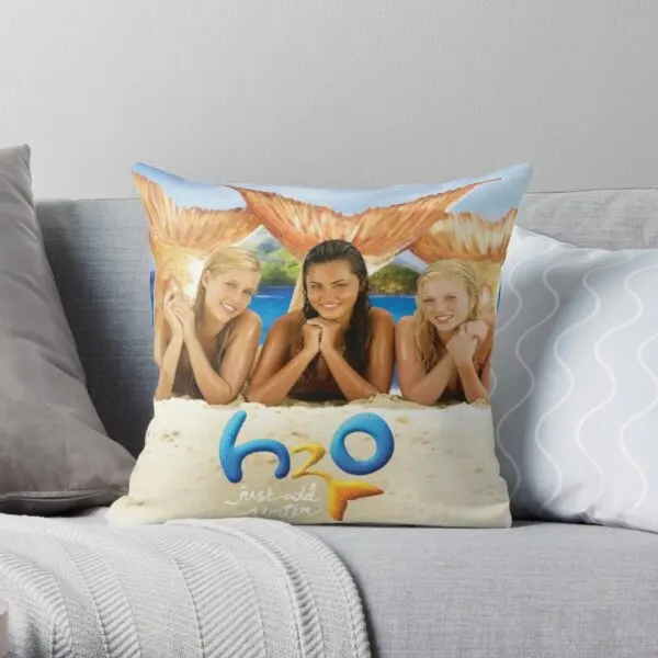 

H2O Just Add Water Printing Throw Pillow Cover Case Decor Home Fashion Wedding Office Fashion Sofa Comfort Pillows not include