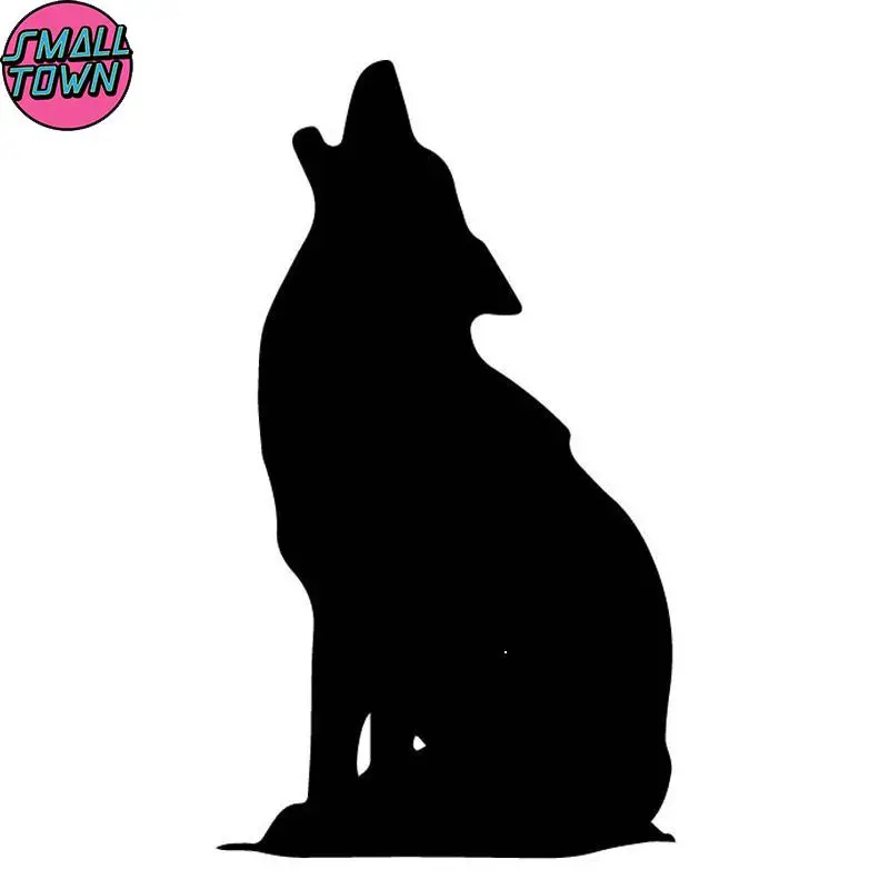 Small Town 9CM*15.7CM Wolf Sitting On The Ground Roar Car Sticker Personality Decoration Vinyl Decal Black/Silver C4-1006
Small Town 9CM*15.7CM Wolf Sitting On The Ground Roar Car Sticker Personality Decoration Vinyl Decal Black/Silver C4-1006
