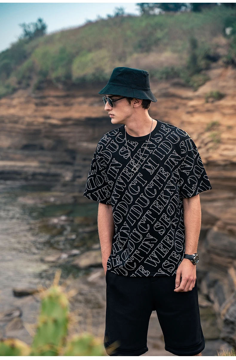 YTX1701 2021 new Men's loose trend street letter print short-sleeved T-shirt
YTX1701 2021 new Men's loose trend street letter print short-sleeved T-shirt