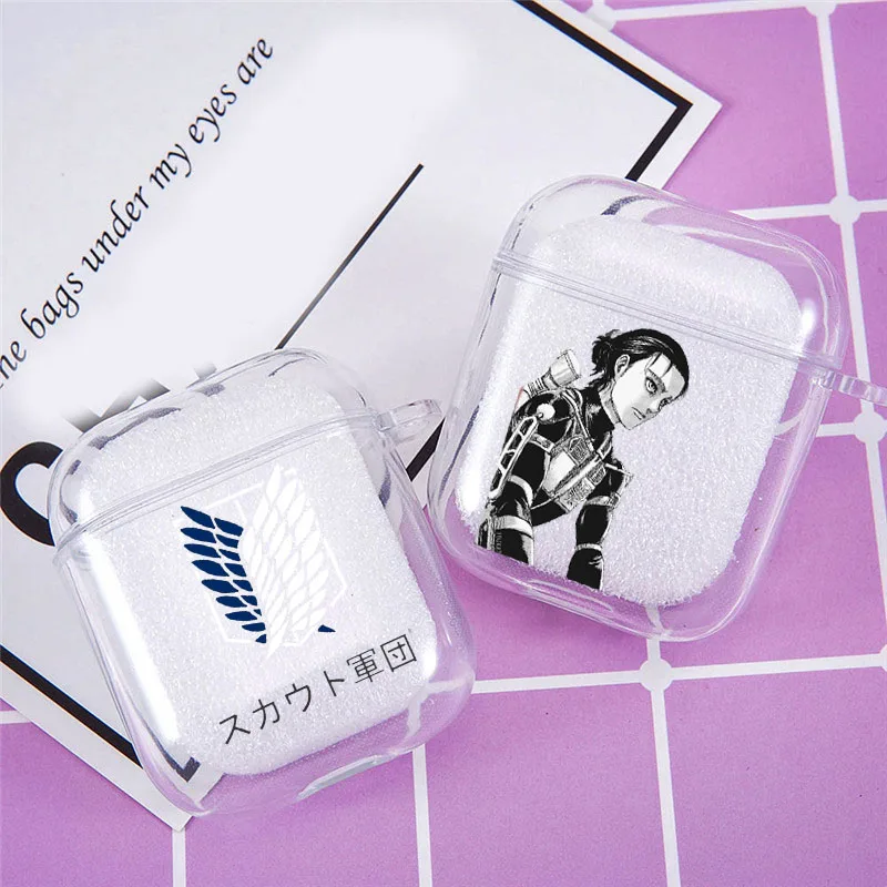 Чехол для наушников «атака на Титанов» для Airpods 2 1, японские аниме беспроводные Bluetooth наушники, мягкий чехол из ТПУ, прозрачный корпус, чехол
Чехол для наушников «атака на Титанов» для Airpods 2 1, японские аниме беспроводные Bluetooth наушники, мягкий чехол из ТПУ, прозрачный корпус, чехол