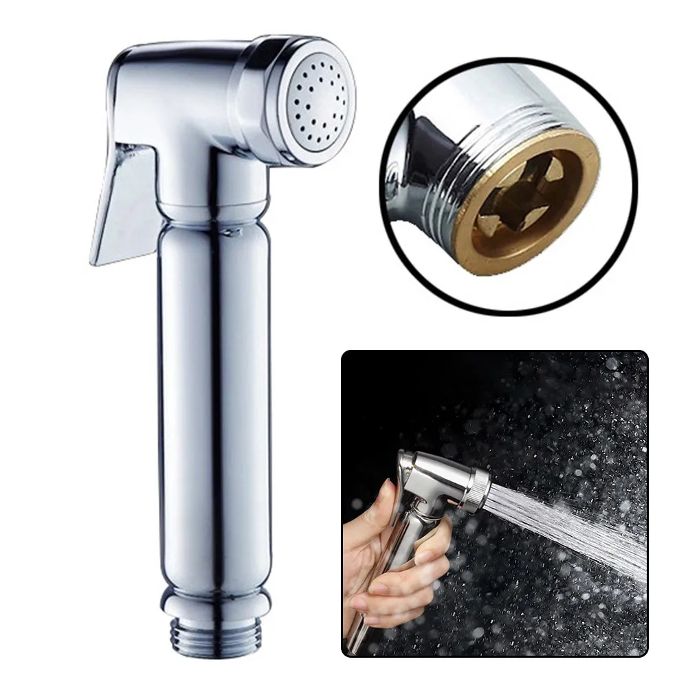 Bathroom Chrome Shataff Bidet Douche Hand Shower Toilet Spray Kit Head 1*Handheld Bidet Spray Head Copper
Bathroom Chrome Shataff Bidet Douche Hand Shower Toilet Spray Kit Head 1*Handheld Bidet Spray Head Copper