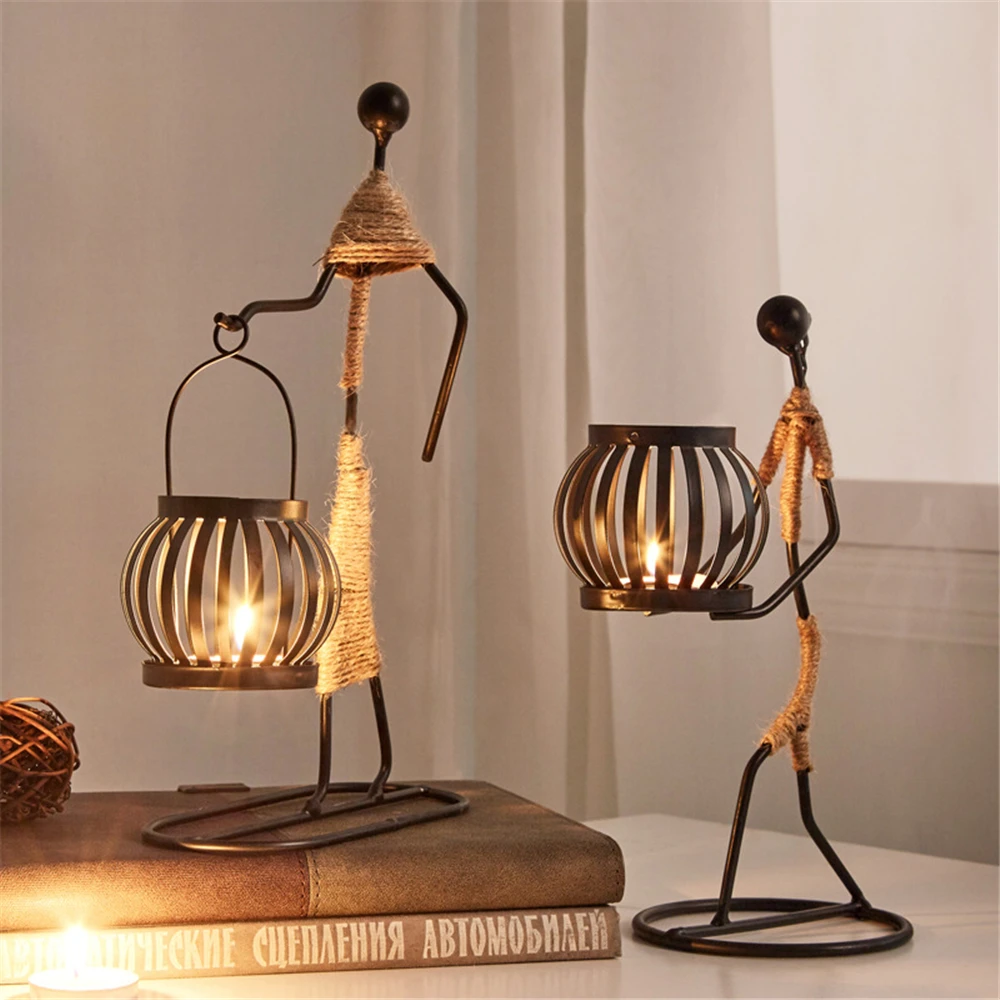 Nordic Metal Candelabra Candlestick Abstract Character Sculpture Candle Holder Decor Handmade Figurines Home Decoration Art Gift
Nordic Metal Candelabra Candlestick Abstract Character Sculpture Candle Holder Decor Handmade Figurines Home Decoration Art Gift