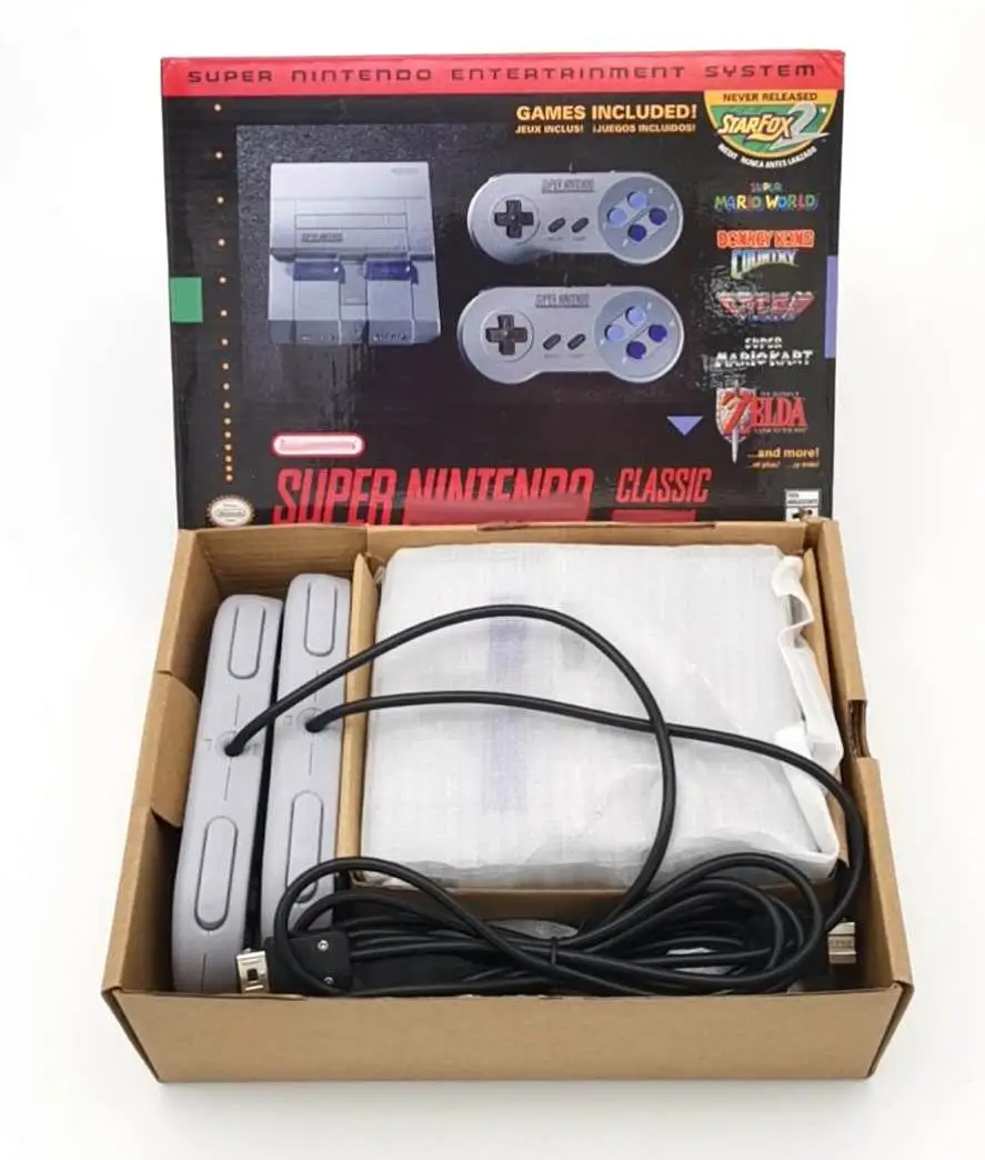 SuperNES Nintend 21 Games SNES Game Console 16-bit SNES MINI Game Console U.S. Version 30 Games Support Tf Card
SuperNES Nintend 21 Games SNES Game Console 16-bit SNES MINI Game Console U.S. Version 30 Games Support Tf Card