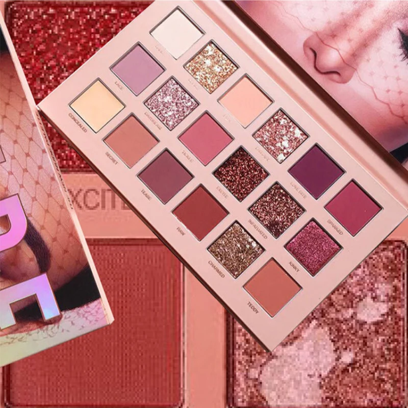 18 colors Matte Glitter Eyeshadow Palette Pearlescent Long lasting Waterproof Eye Shadow Shining Shining Cosmetic Makeup TSLM1
18 colors Matte Glitter Eyeshadow Palette Pearlescent Long lasting Waterproof Eye Shadow Shining Shining Cosmetic Makeup TSLM1