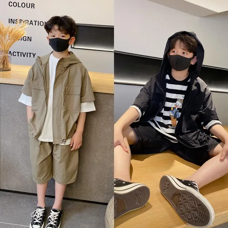 Boy Clothing Set Kids Single-breasted Shirt + Shorts 2-piece Set Of New Summer Solid Color Short-sleeve Casual Children's Set
Boy Clothing Set Kids Single-breasted Shirt + Shorts 2-piece Set Of New Summer Solid Color Short-sleeve Casual Children's Set